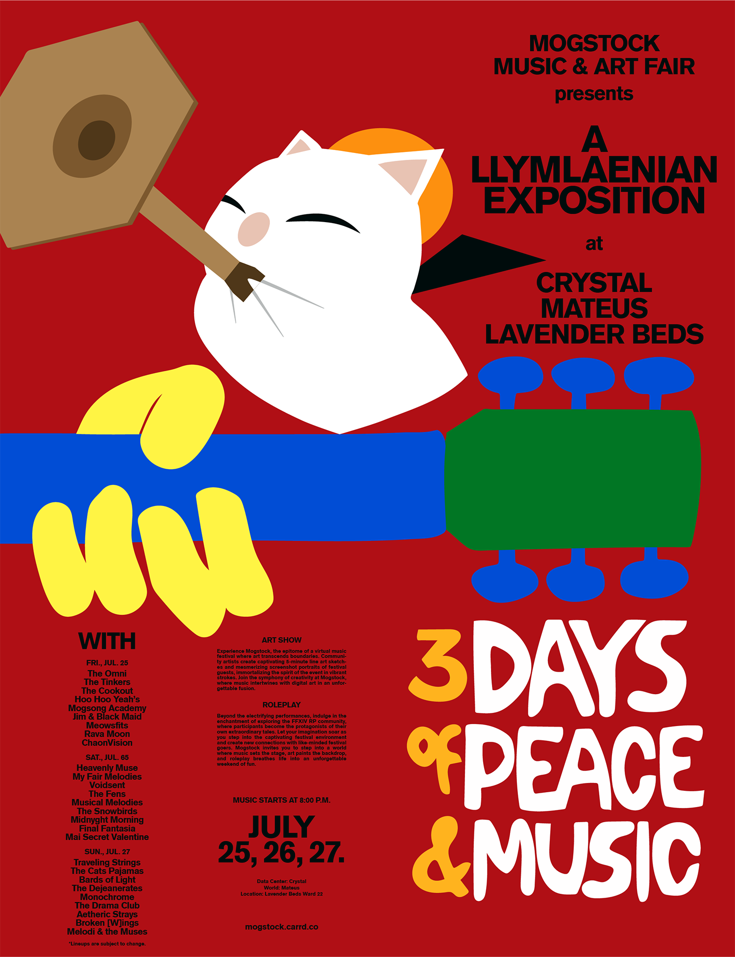 Mogstock Promo Poster Promotional poster for Mogstock 2025